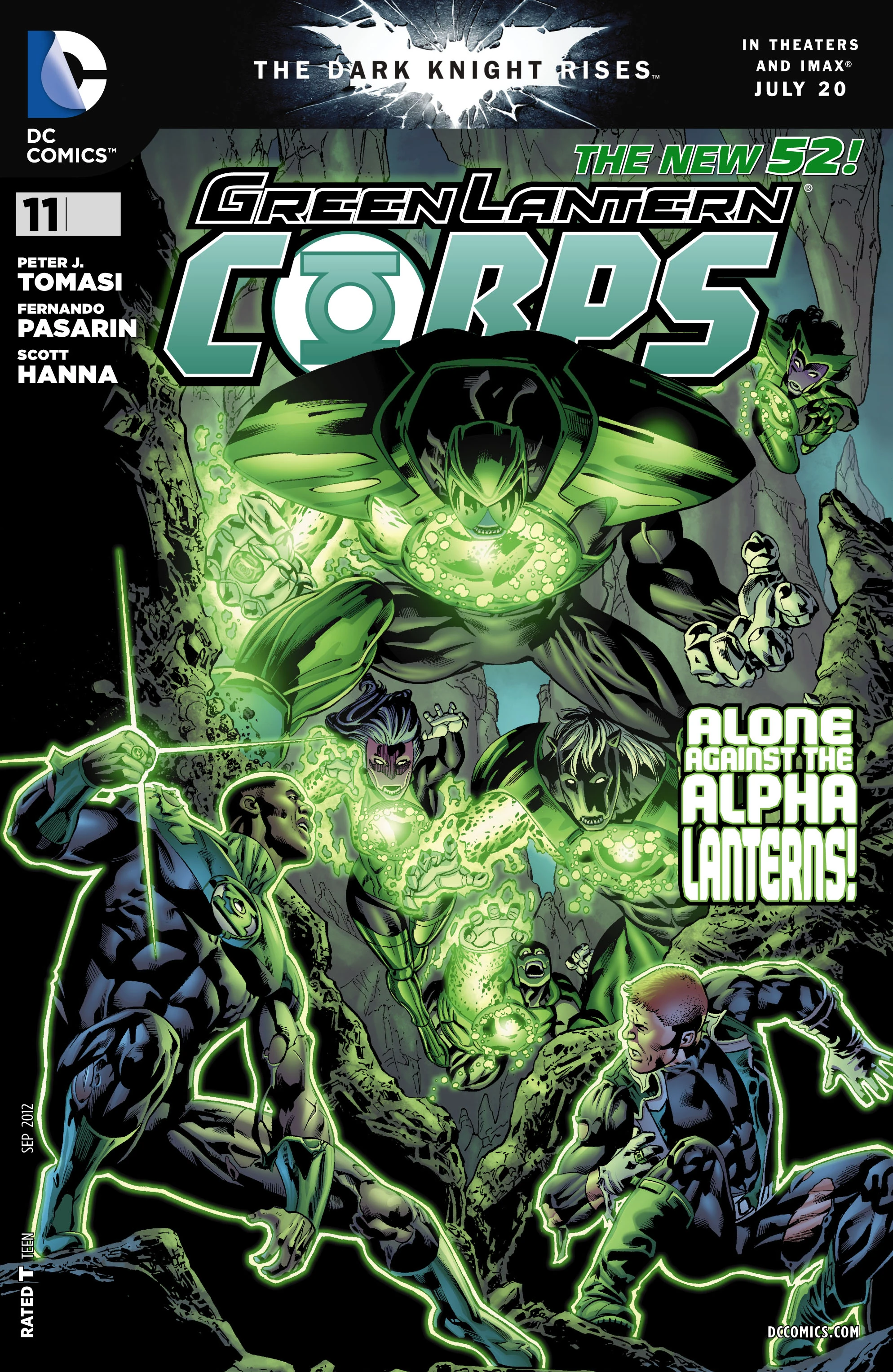 Green Lantern Corps #11 (DC, 2012 — Cover A) cover